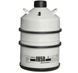 Liquid nitrogen vessel
